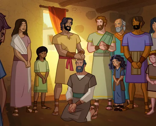 An Apostle gives Stephen a priesthood blessing.