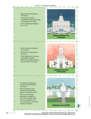 Strona PDF z ilustracjami przedstawiającymi świątynie