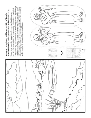 stránka s činností pro Primárky: Mohu se rozhodnout udělat to, co Bůh přikazuje prostřednictvím svého proroka