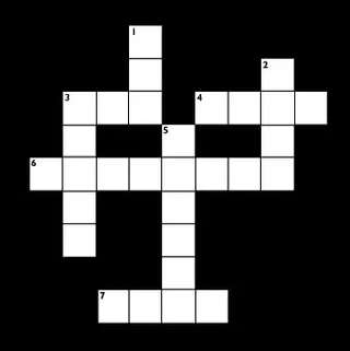 Crossword puzzle