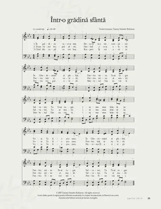 In a Sacred Garden Place