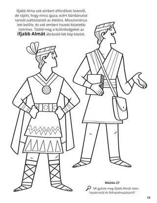 Alma the Younger coloring page