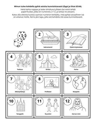 Tehtäväsivu lapsille