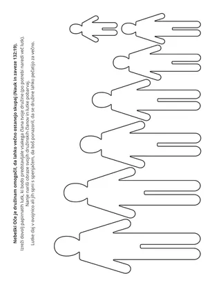 Stran z dejavnostjo za otroke