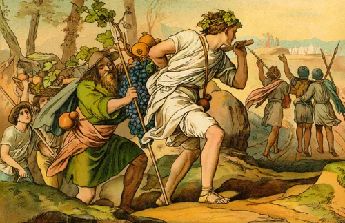 the return of Joshua and Caleb