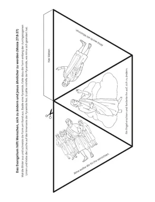 Seite mit der Aktivität: Das Evangelium hilft uns, mehr wie Jesus Christus zu werden