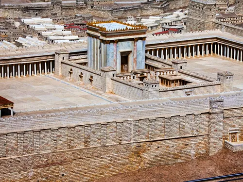model of ancient Jerusalem