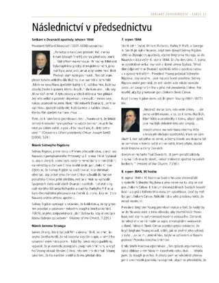 materiál na rozdání, Následnictví v předsednictvu