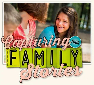 young woman with family