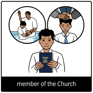 member of the Church gospel symbol