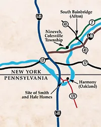 Map of Harmony area