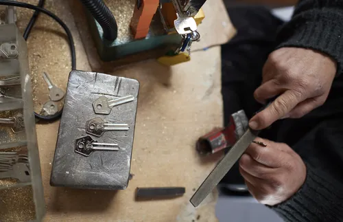 Rodrigo working with tools