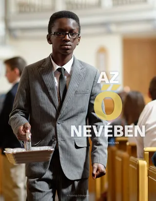 fiatal férfi úrvacsorát oszt