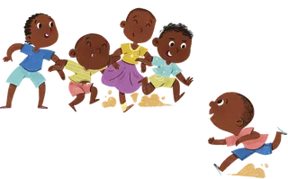 Children playing mamba