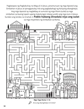 The Apostles’ Epistles coloring page