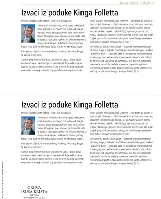 uručak, Poduka Kinga Folletta