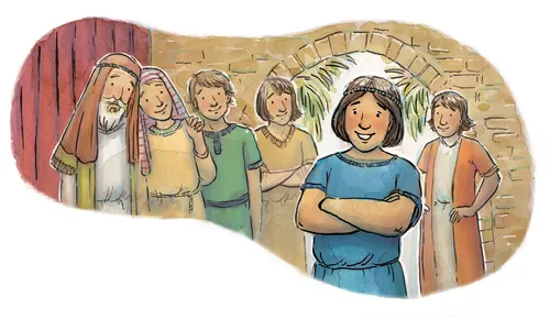 Nephi and his family