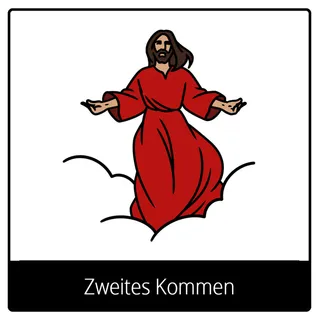 Symbol für Evangeliumsbegriff: Zweites Kommen
