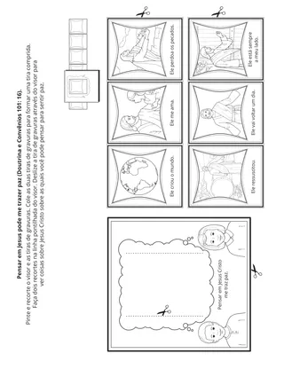 página de atividades: Jesus me traz paz