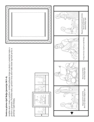 stranica aktivnosti: Sveta pisma riječ su Božja
