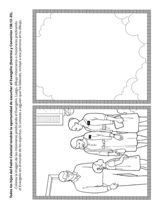 Hoja de actividades para niños