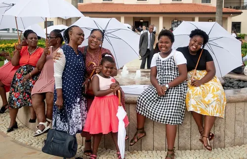 Members at the Durban South Africa Temple