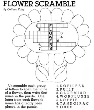 Flower Scramble