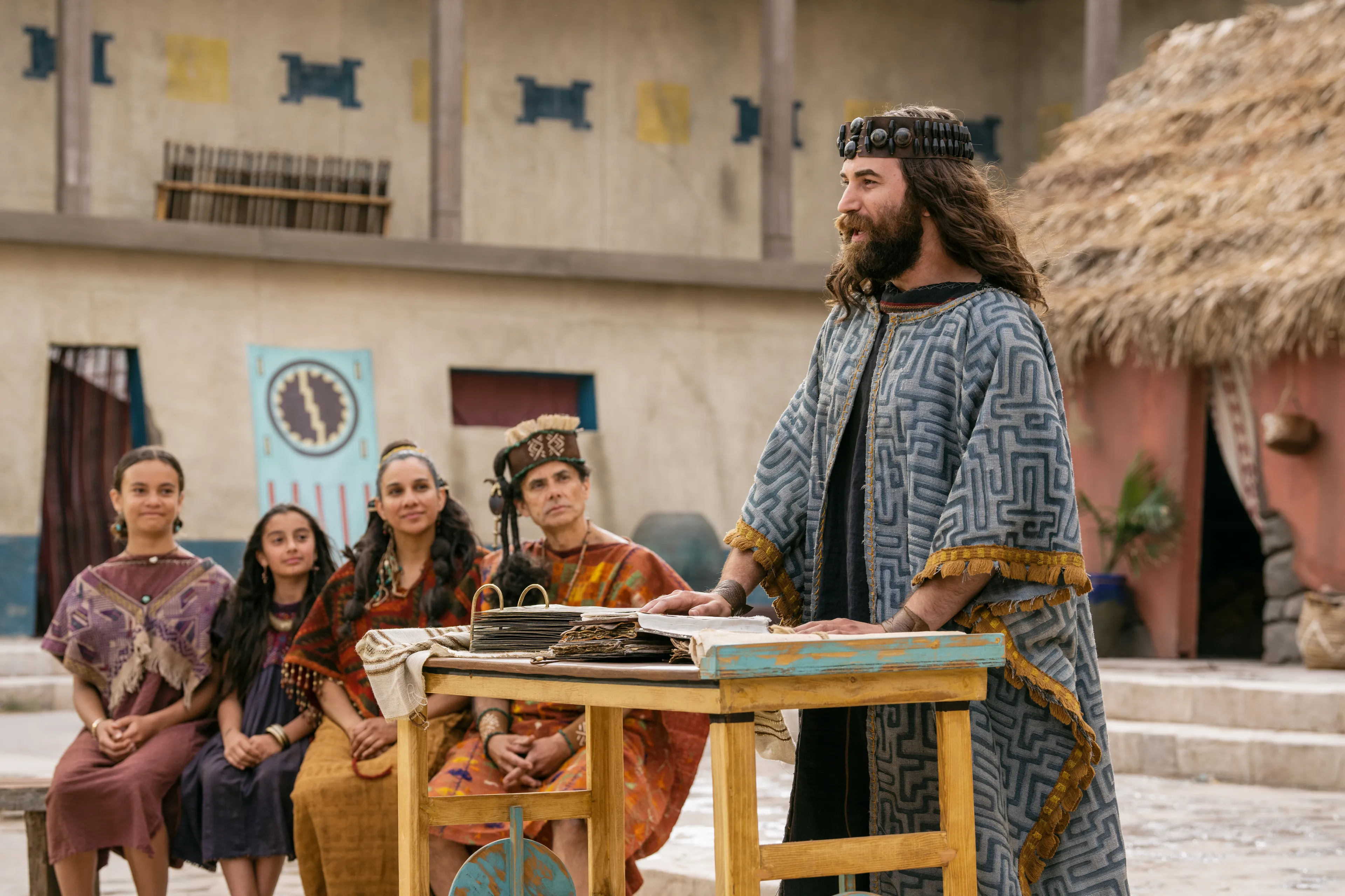 King Mosiah speaks to the Nephites in Zarahemla about sending Ammon and some strong men to inquire of the people in Lehi-Nephi.