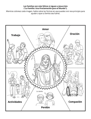 Hoja de actividades para niños