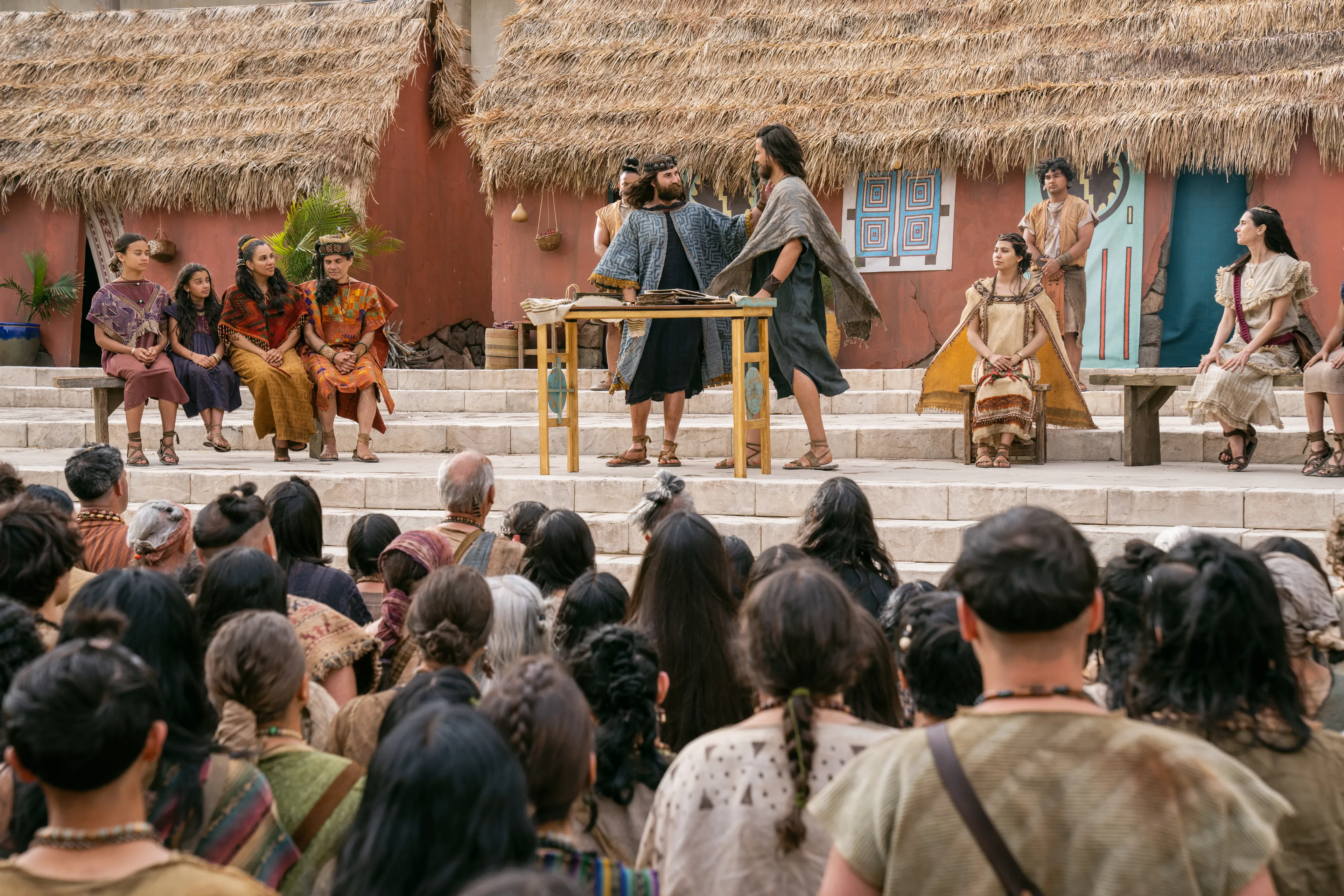 King Mosiah introdces Alma to his people as he speaks about Alma escaping from King Noah.