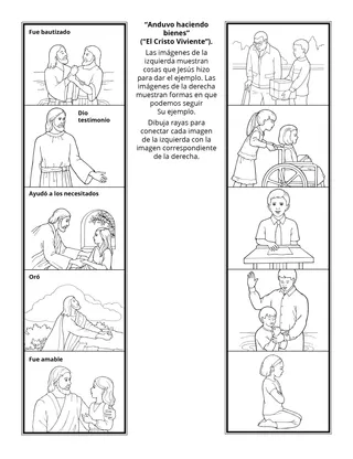 Hoja de actividades para niños