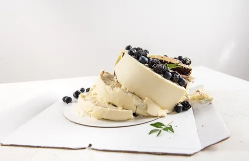 broken birthday cake