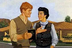 The plates tell of Jesus