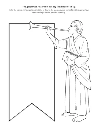 activity page: the gospel was restored in our day