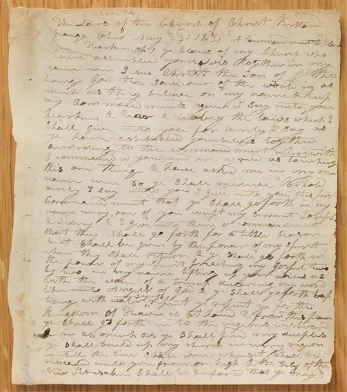 The Laws of the Church of Christ.