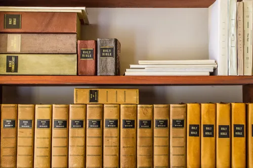 replica copies of the 1830 Book of Mormon in the Grandin bookstore
