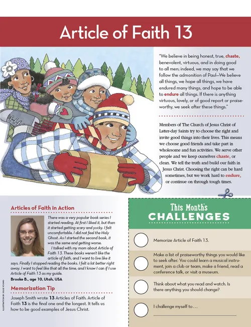 Articles of Faith 13