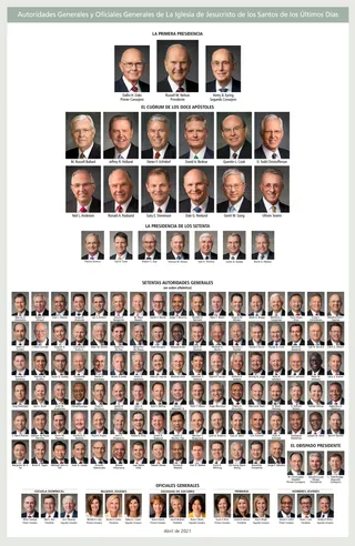 General Authority and General Officer chart