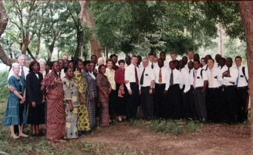 group at dedication