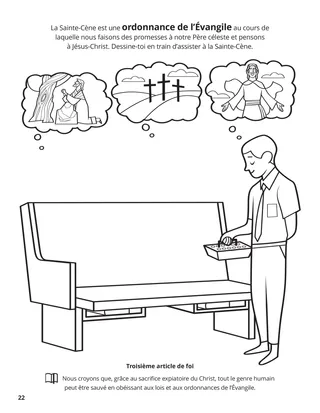 Third Article of Faith coloring page