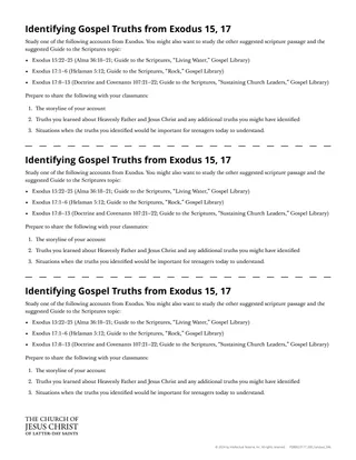 2026 Old Testament Seminary Teacher Materials