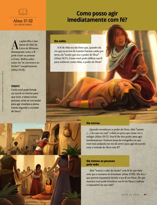 How can I act immediately with faith