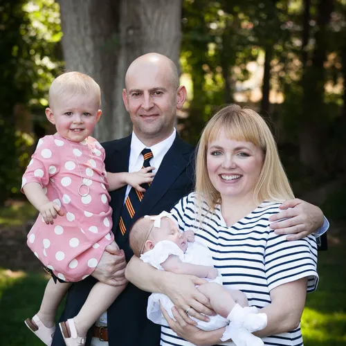 Zac Marshall and family