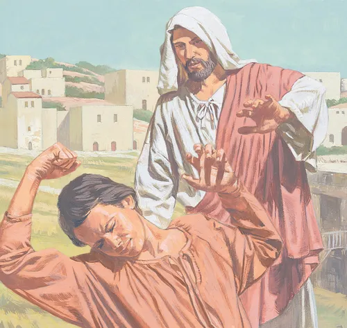 Jesus healing boy