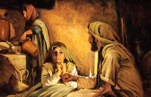 Mary heard the Savior’s words