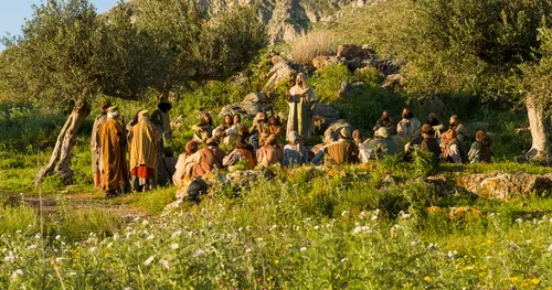 Jesus teaching disciples