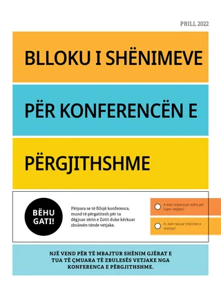 General Conference Notebook