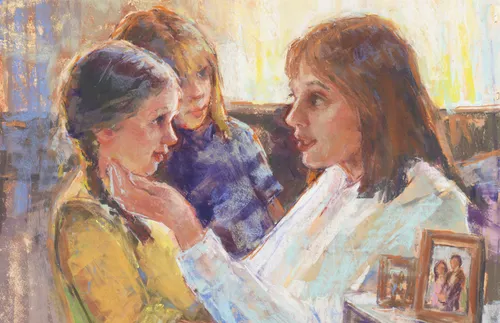 mother-with-daughters