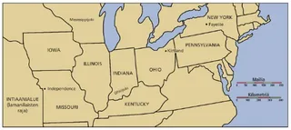 map of northeastern US