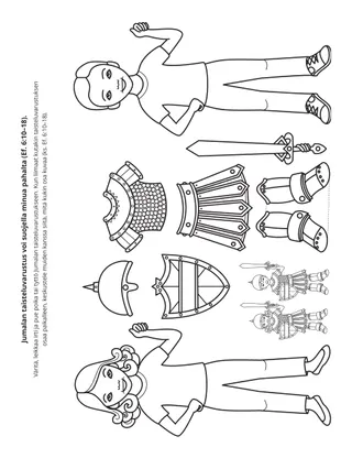 toimintasivu: Jumalan taisteluvarustus voi suojella minua